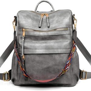 Women's Backpack Purse Leather Backpack Purse for Women Travel Fashion Backpack Designer Ladies Shoulder Bags